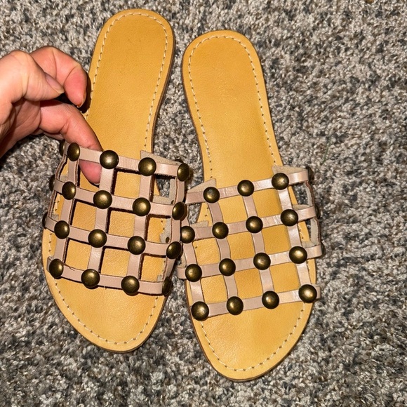 Leather sandals size 8 - Picture 2 of 7